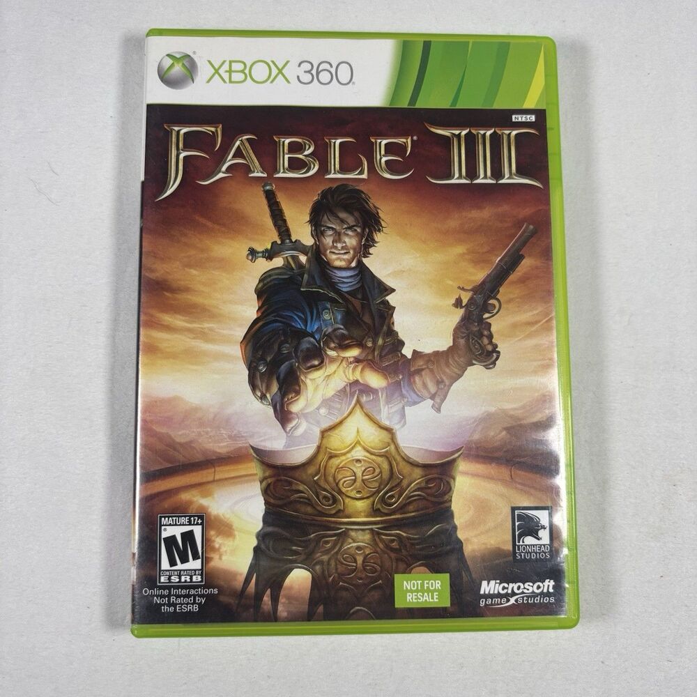Fable III Xbox 360 Complete CIB with Bonus Content Insert